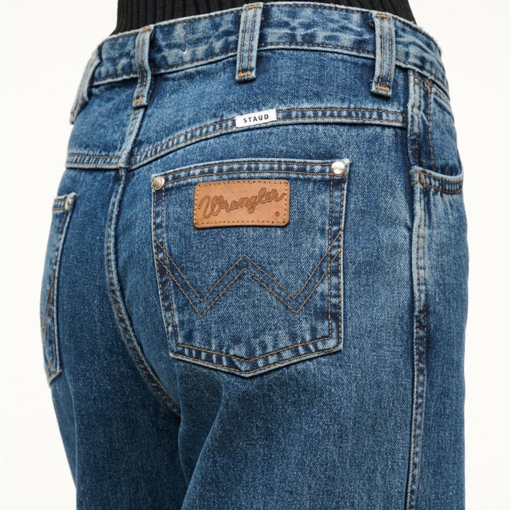 Staud the loose medium wash jeans